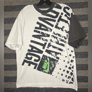 Vintage 80’s Nike Grey Tag Advantage Athletic Agassi T-Shirt Men’s Large